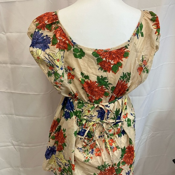 Old Navy Cream Relaxed Tie Tunic - Picture 3 of 8